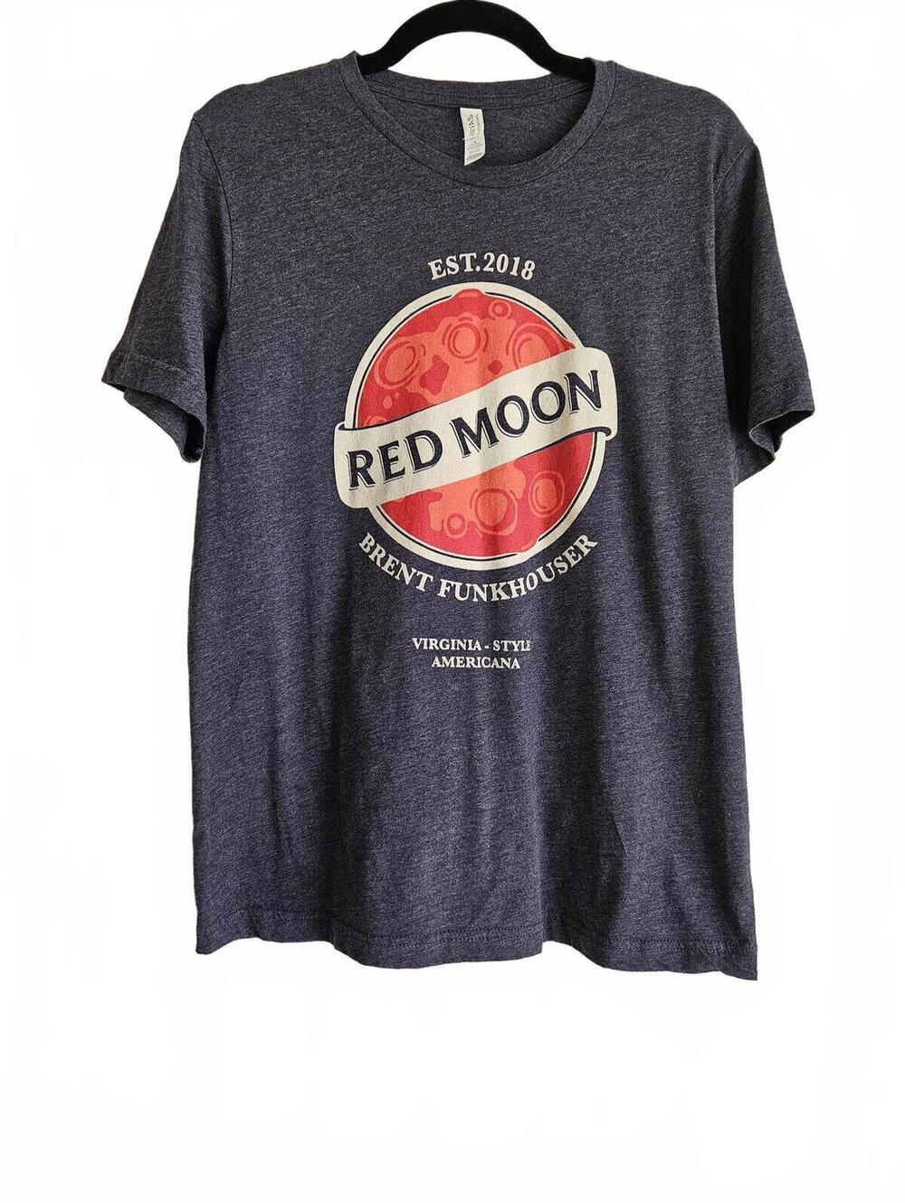Bella+Canvas Red Moon Graphic T-Shirt Large